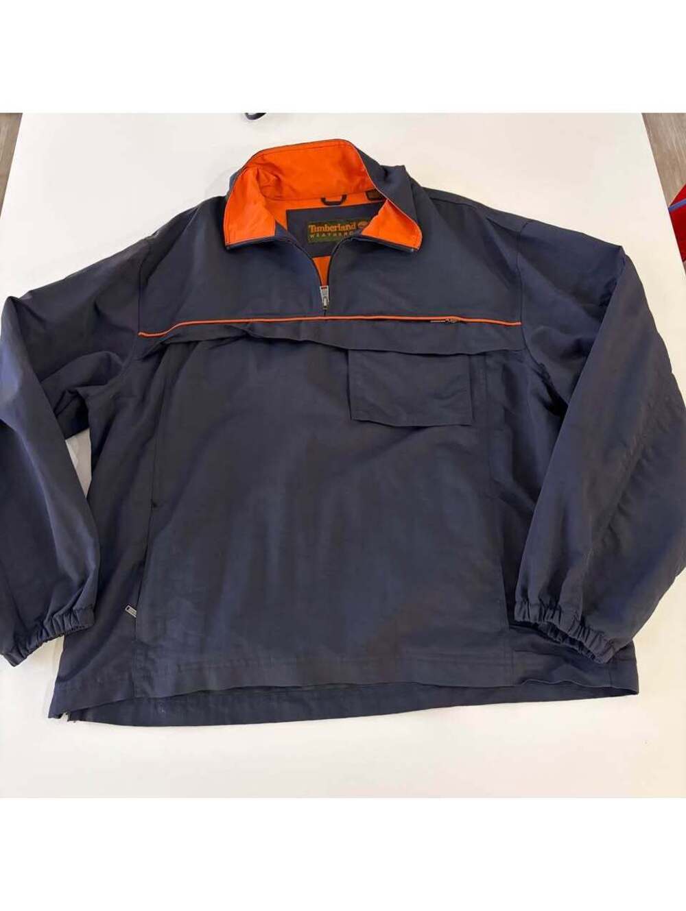 vintage Timberland Weathergear 1/4 Zip Pullover Jacket - Size Large
